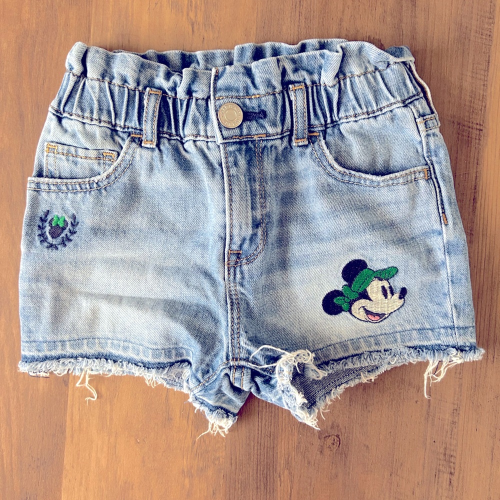 Disney Baby Blue Denim Shorts
